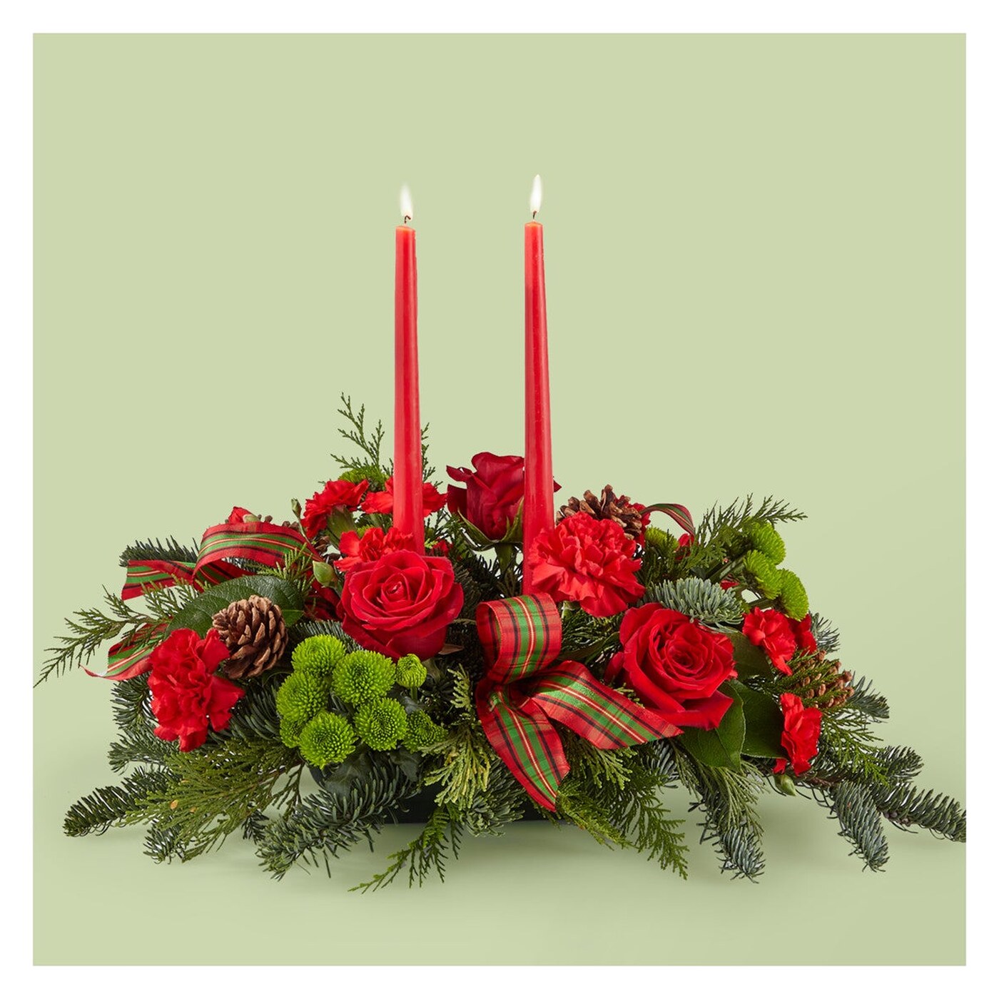By the Candlelight Centerpiece arrangement option 2