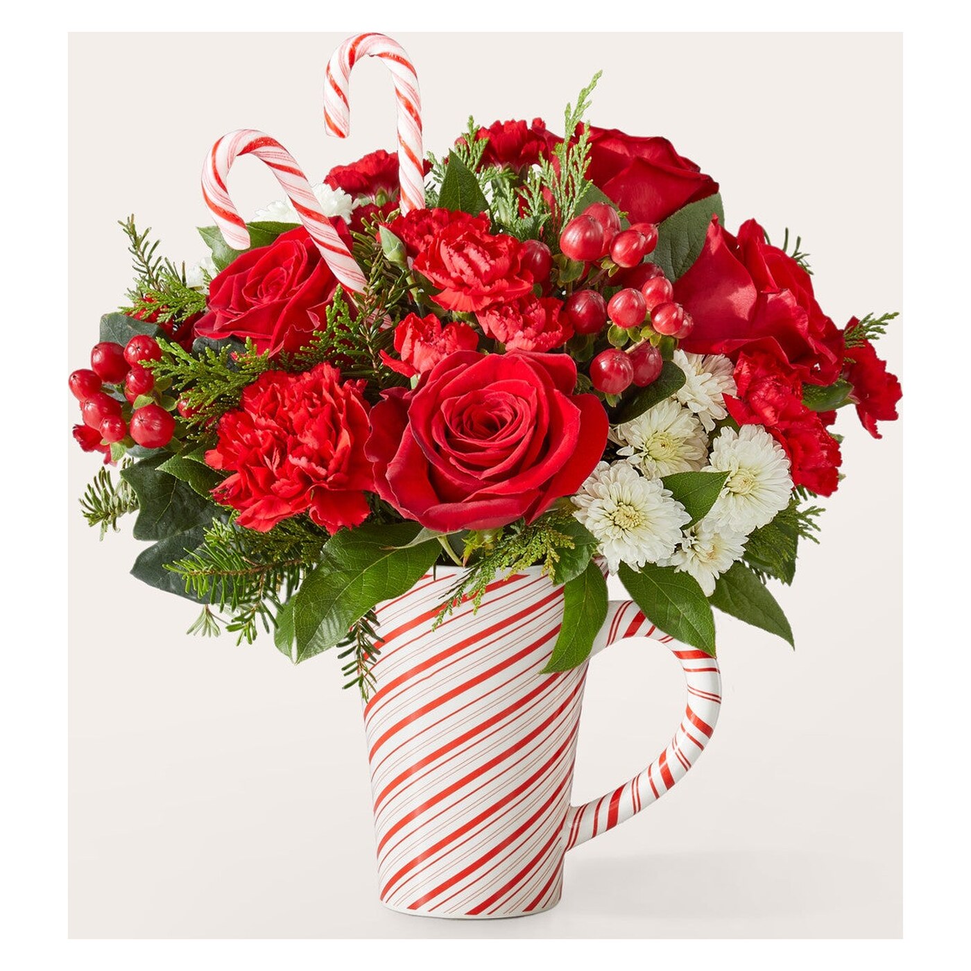 Peppermint Swirl Mug arrangement option 3