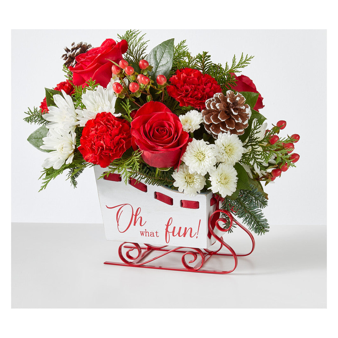 Sleigh Bells Bouquet arrangement option 3