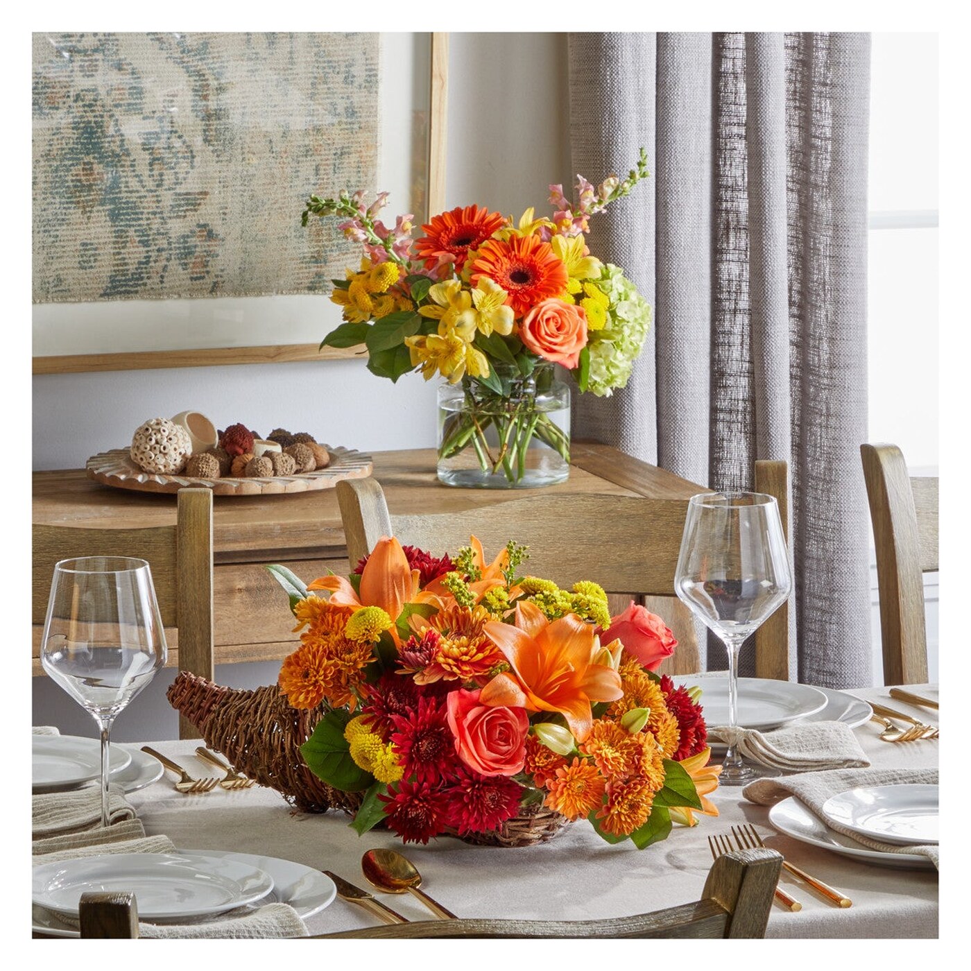 Blooming and Blessed Bundle arrangement option 3