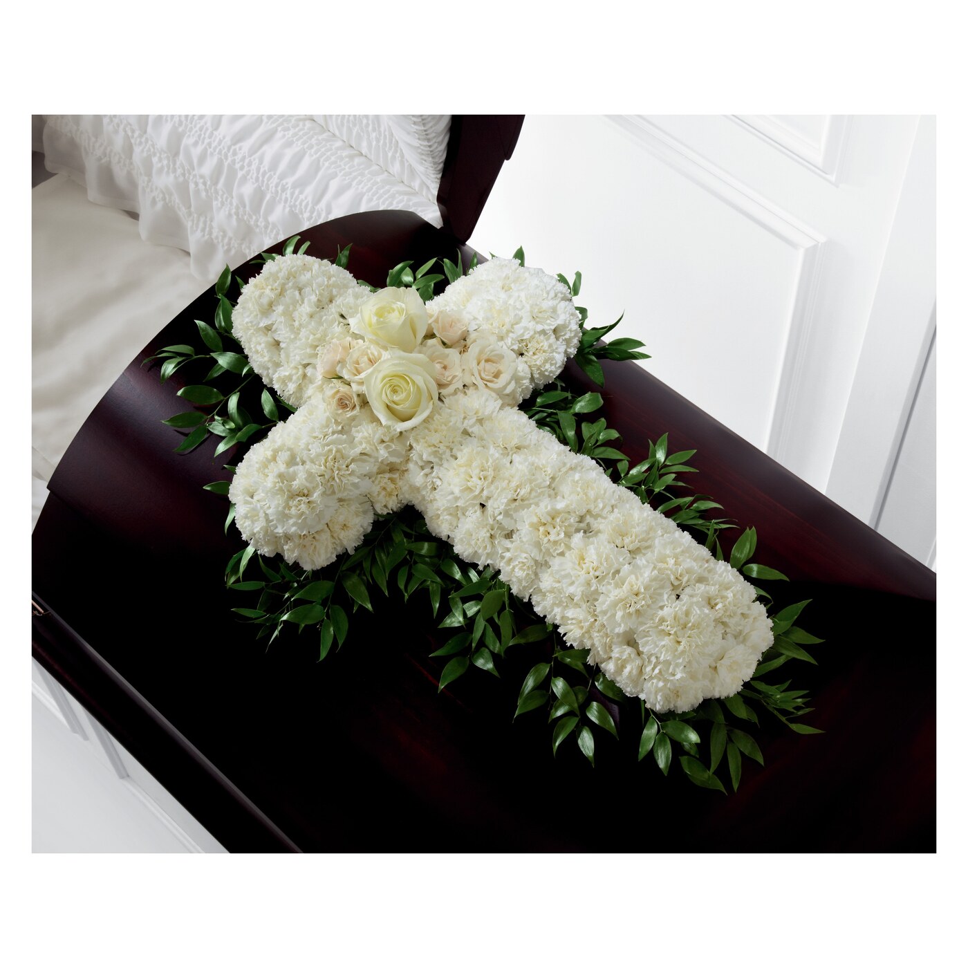 Peaceful Memories Casket Spray (Standard) flower arrangement