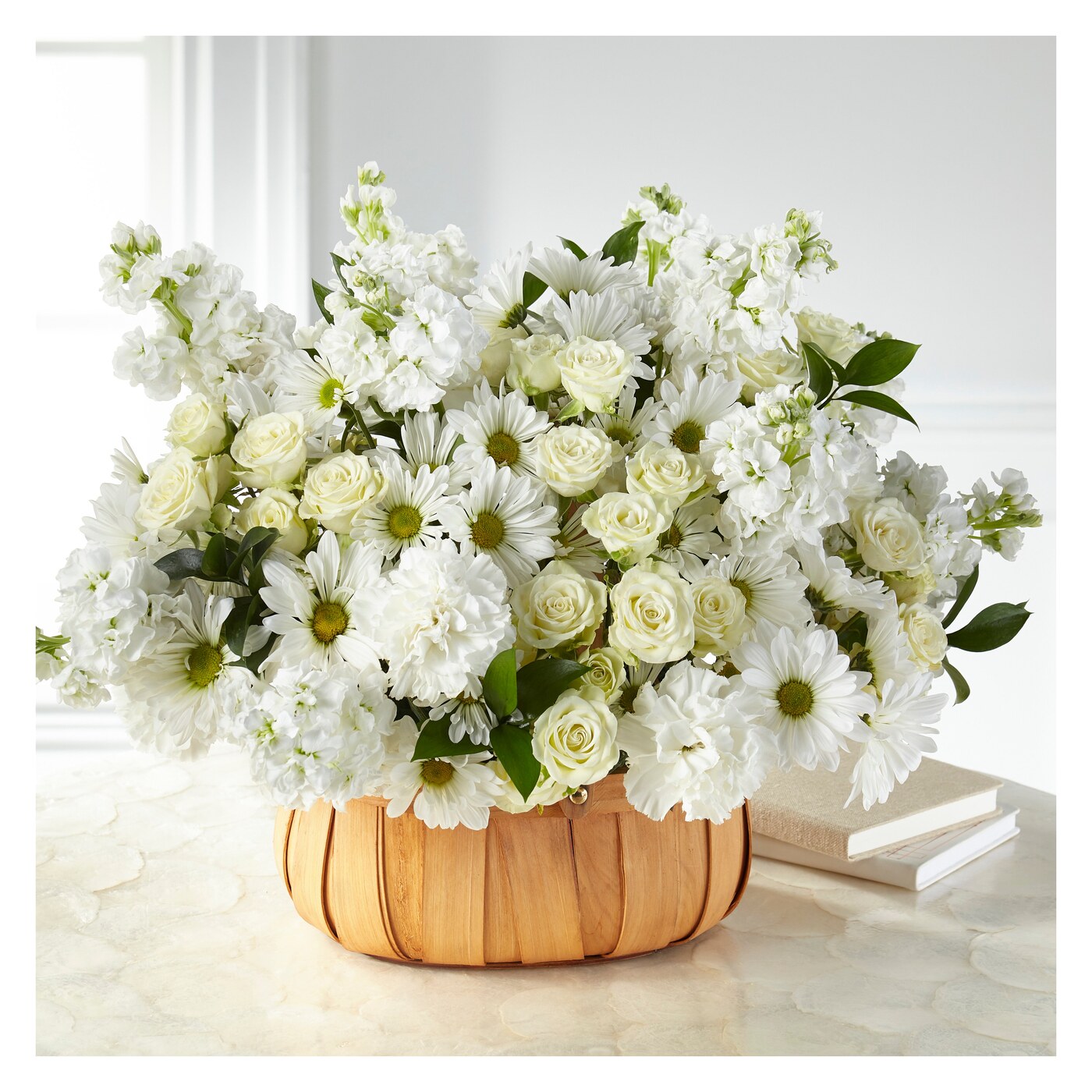 Graceful Garden Basket arrangement option 3