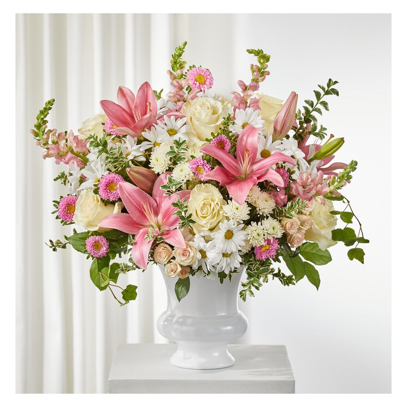 Empathetic Blooms Urn Arrangement arrangement option 2