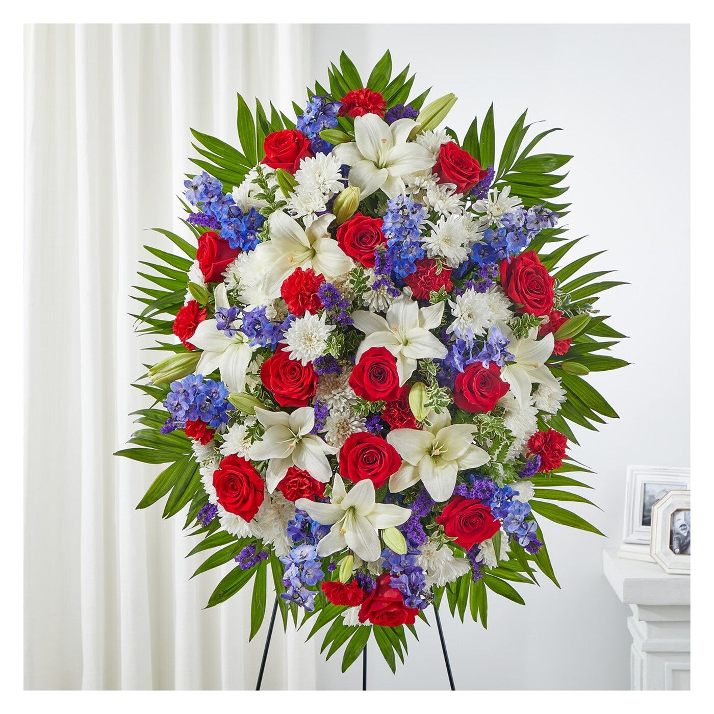 Cherished Service Standing Spray arrangement option 2