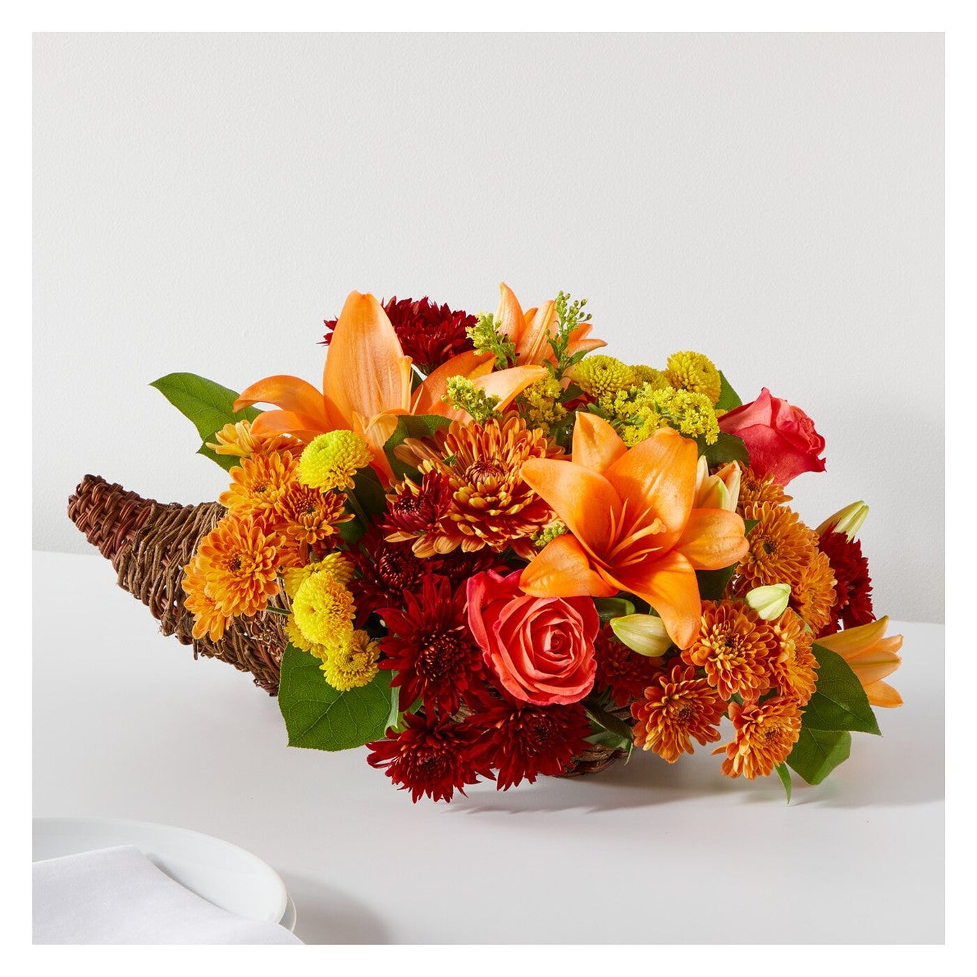 Bouquet of Blessings Cornucopia arrangement option 2