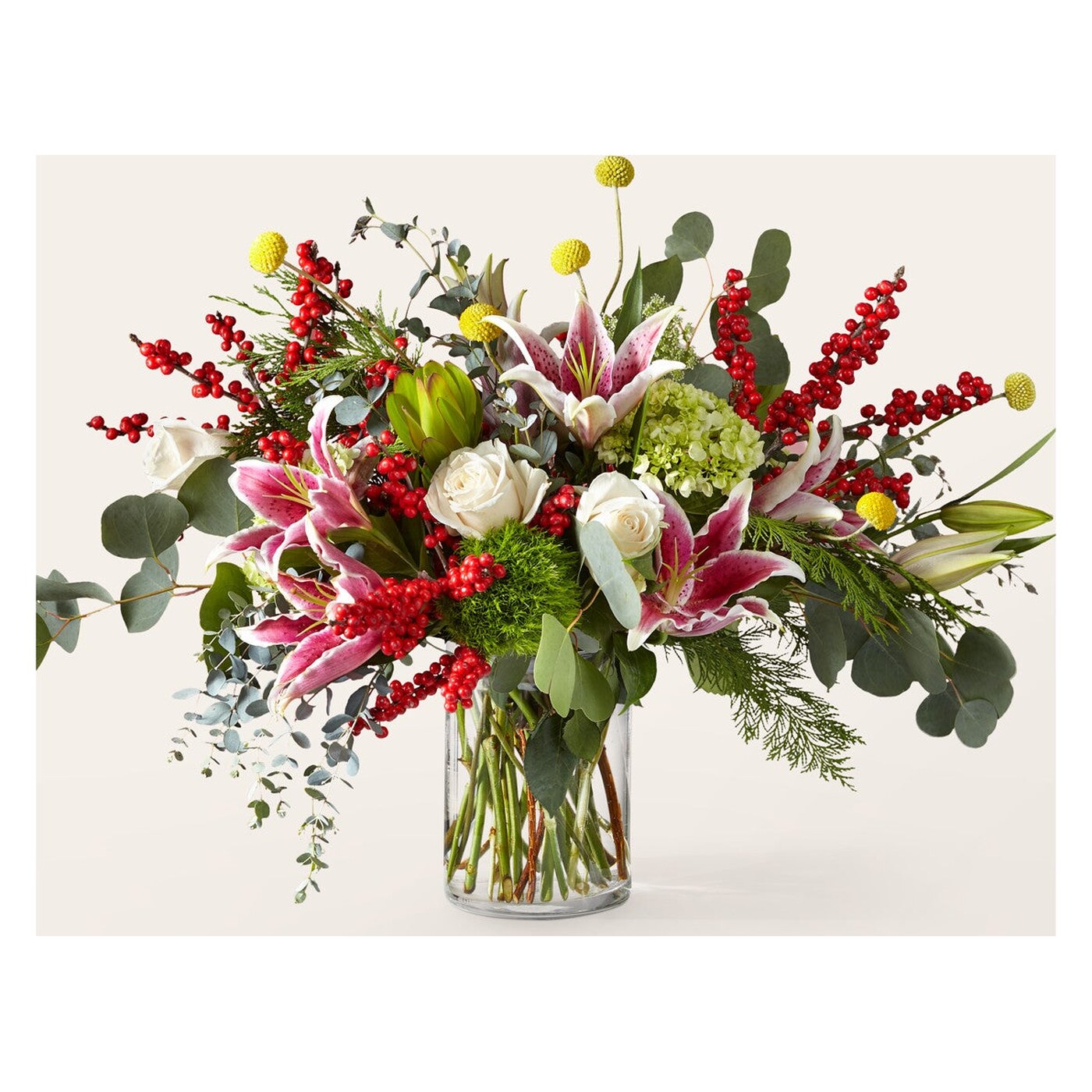 Berry & Bright Bouquet arrangement option 2