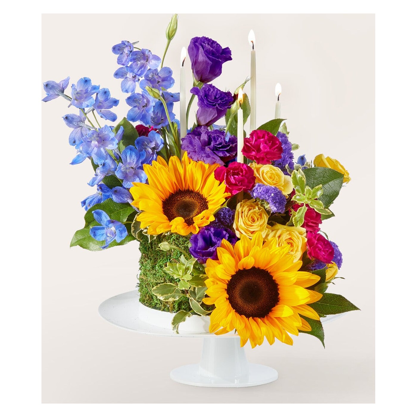 Star of the Day Floral Cake flower arrangement
