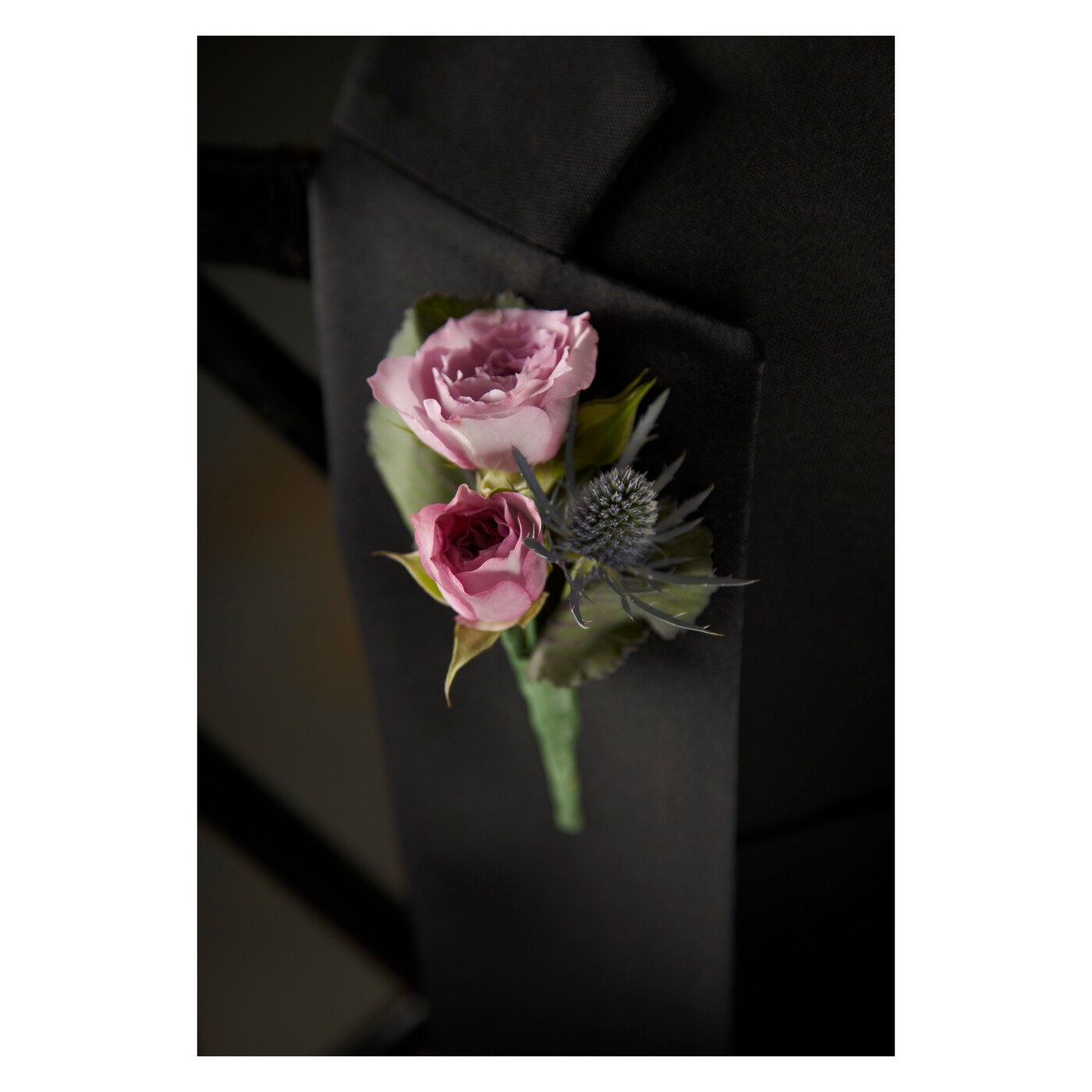 Veronica Boutonniere flower arrangement